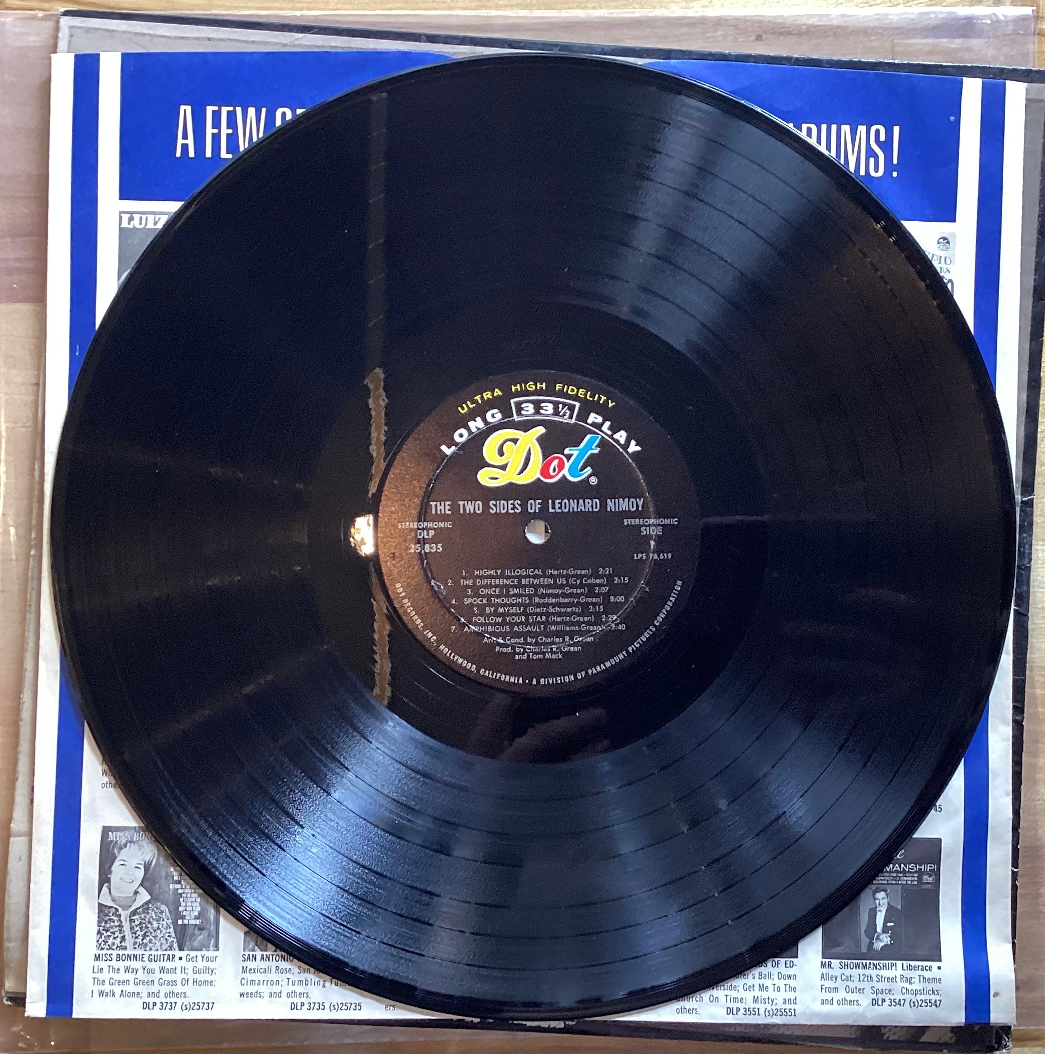 The Two Sides Of Leonard Nimoy (SIGNED)