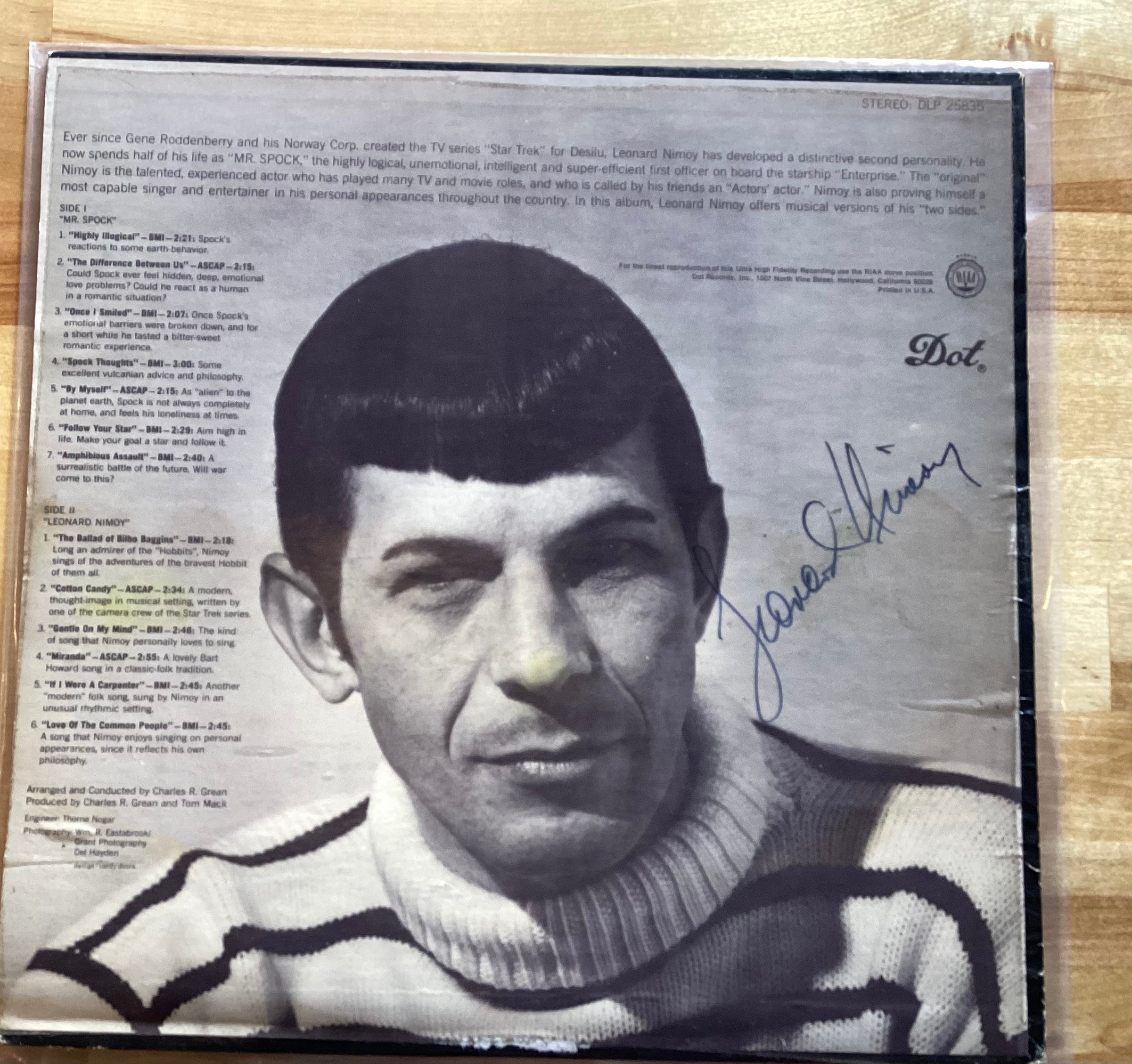 The Two Sides Of Leonard Nimoy (SIGNED)