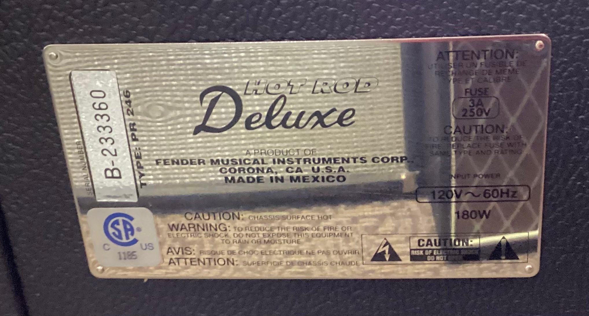 2005 Fender Hot Rod Deluxe